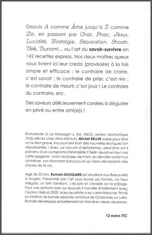 Vous reprendrez bien un ptit aphoricube ?